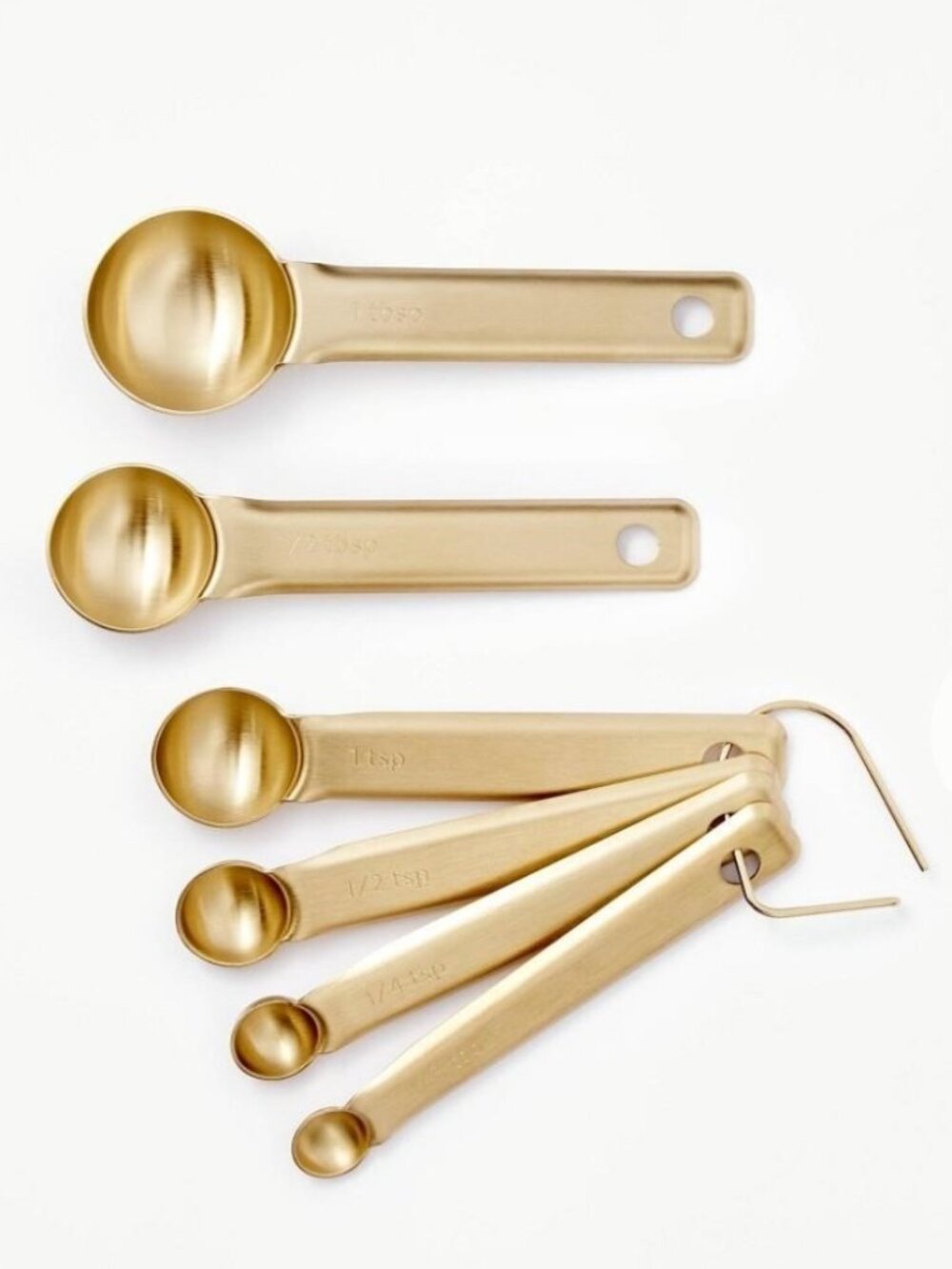 6pc Stainless Steel Tea Spoons Copper Figmint